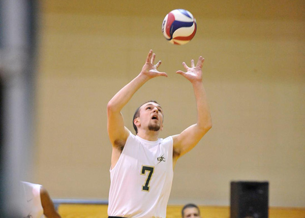 Emmanuel College Sweeps by Men’s Volleyball, 3-0