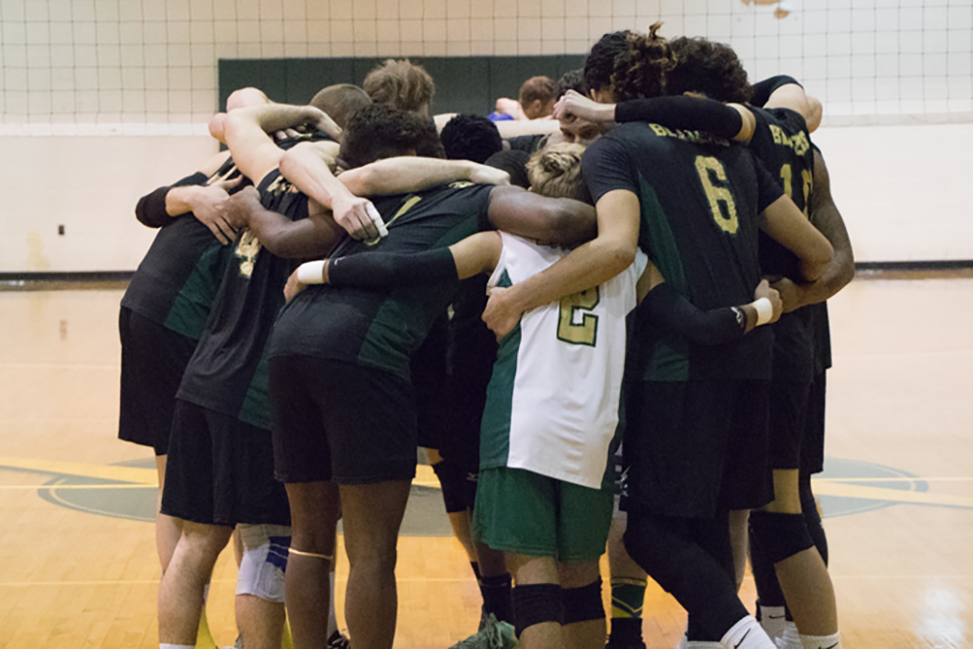 Sage Sweeps Men's Volleyball