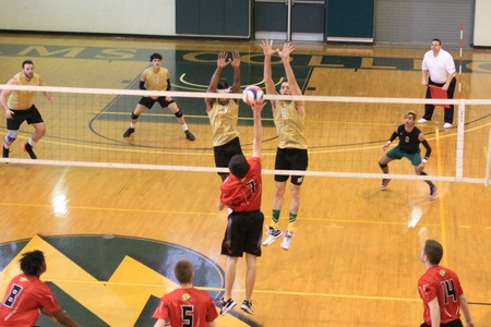 Men's Volleyball Sweeps Conference Tri-Match