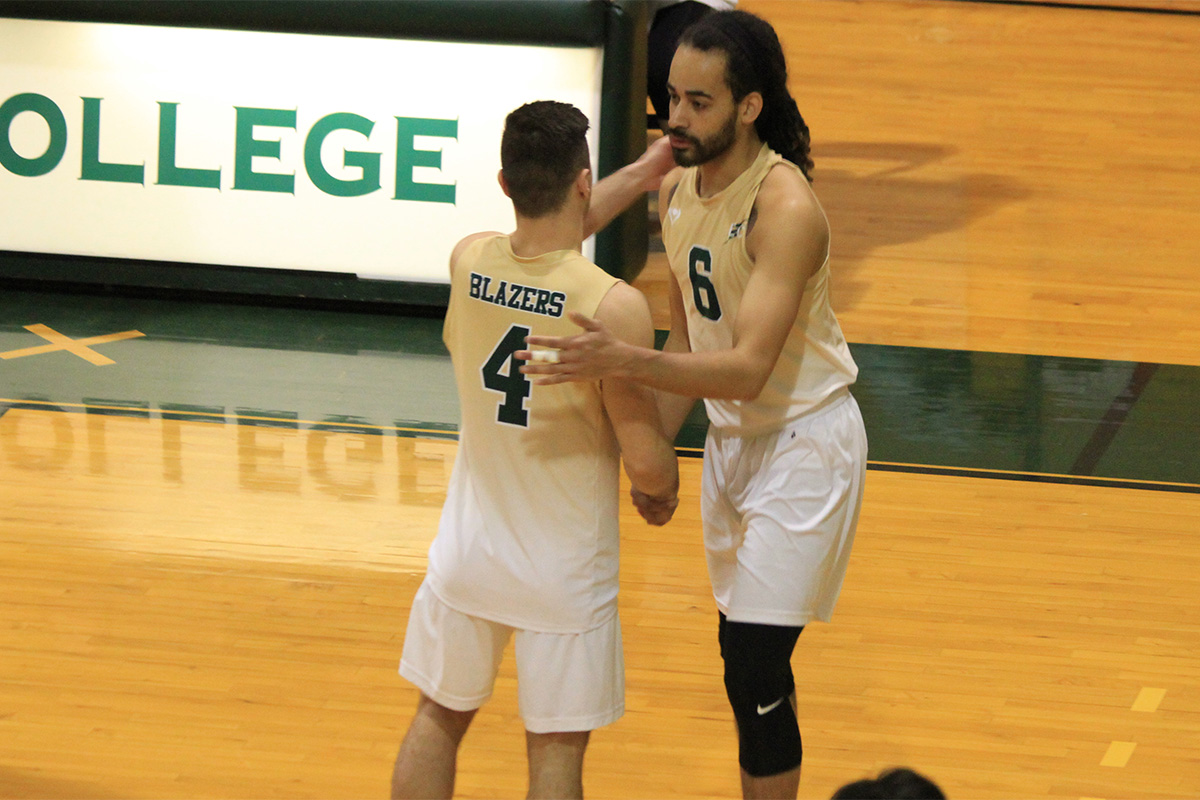 Men's Volleyball Sweeps Dean To Move to 5-1 In NECC Play